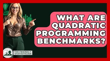 What Are Quadratic Programming Benchmarks? - The Friendly Statistician