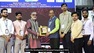 Centre For Development Of Advanced Computing (C - DAC) Winner of BFSI - FINTECH RASHTRA SEVA AWARD