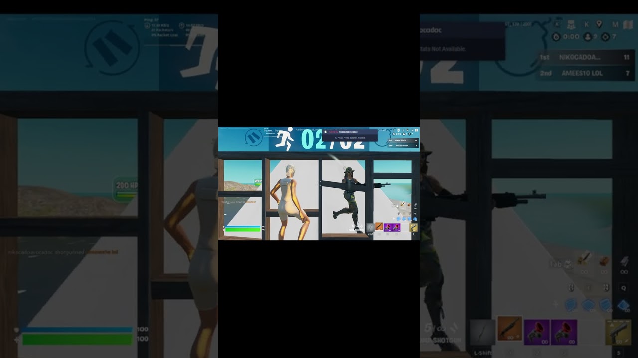 Great! Based on the Fortnite 1v1 match theme with Nickacado Avocado focusing on build fights, I'll c