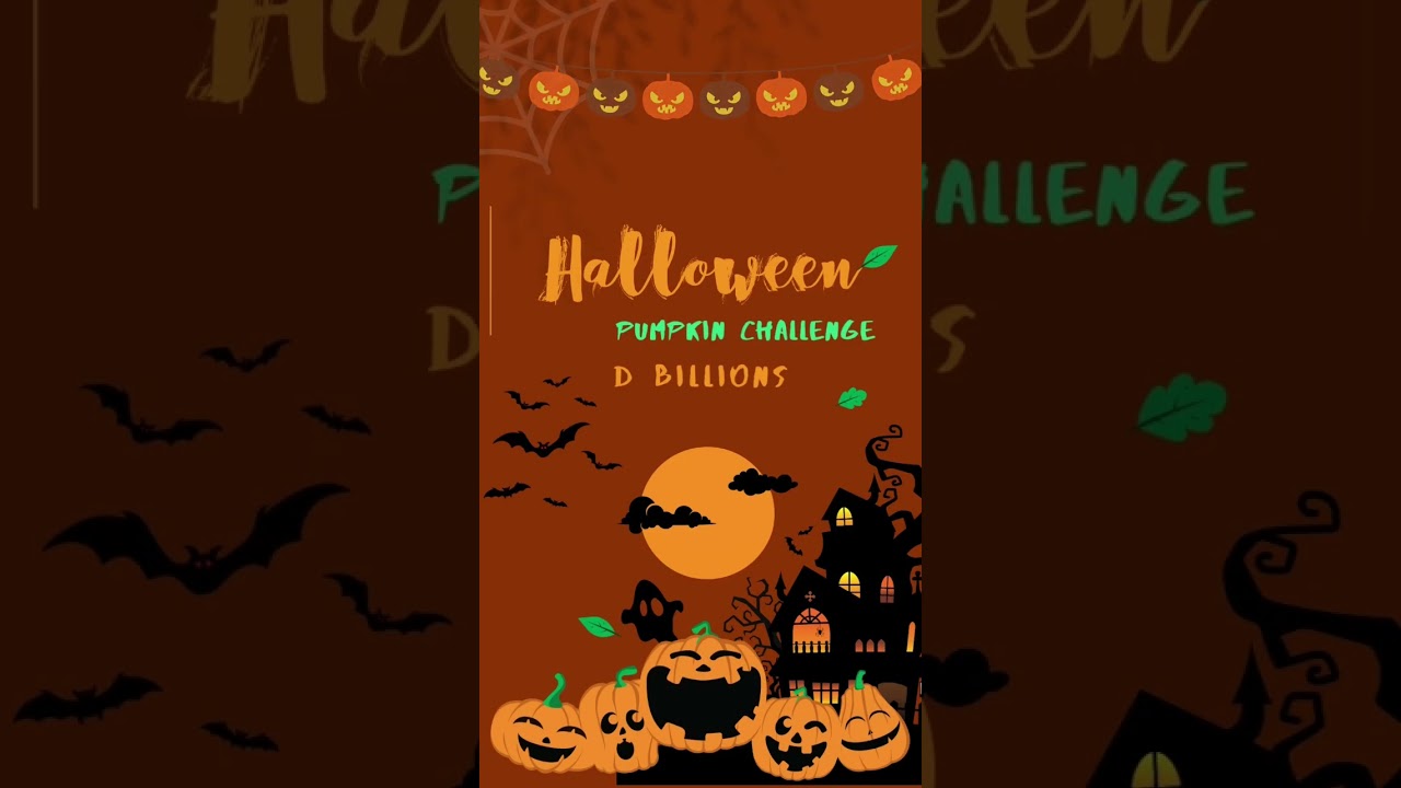 Halloween Pumpkin Challenge | D Billions 