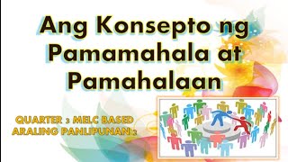 Q3-AP 2-Ang Konsepto ng Pamamahala at Pamahalaan|T. Rachel's Channel