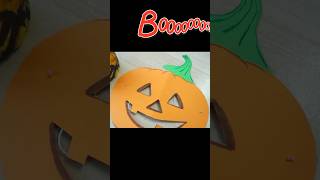 Papier Kürbis Maske basteln 🎃 Paper pumpkin face mask