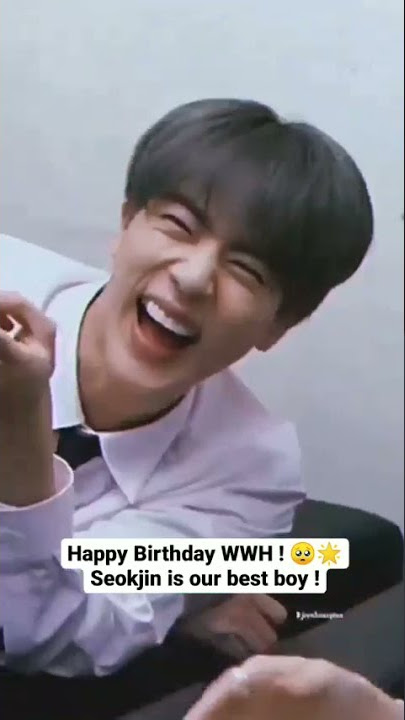 Happy birthday World wide handsome Jin