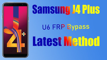 Samsung J4 Plus U6 Frp Bypass NO Sim / No Pc SM-J415f Latest Trick Bypass Google Account