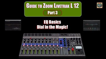 Detailed look at the EQ section on the Zoom Livetrak L12! In depth look at how to improve your mix!