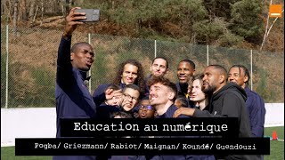 POGBA / GRIEZMANN / RABIOT / KOUNDÉ / MAIGNAN / GUENDOUZI | Education au numérique 🤩📱