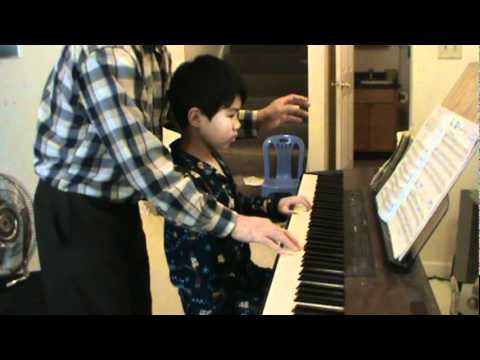I teach my 8 years old son Piano