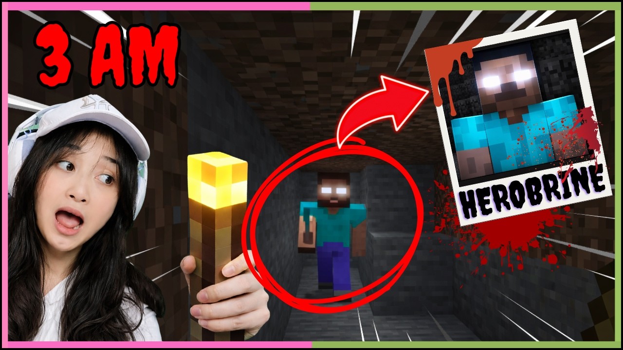 JANGAN MAIN MINECRAFT JAM 3 PAGI! Atau HEROBRAIN Akan MUNCUL di SERVER Kalian!