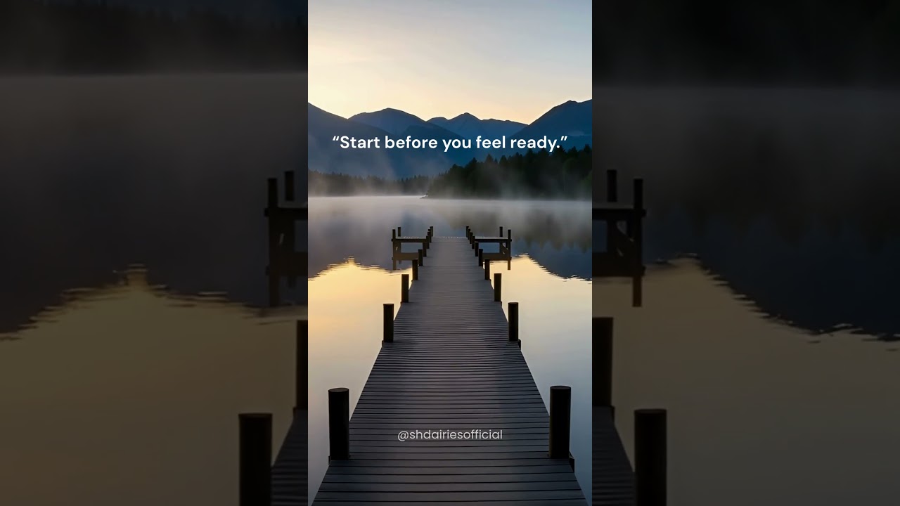 Just Start|Music: “Track Name” by YouTube Audio|“Follow for daily Quote”