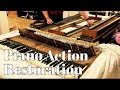 Taking apart a piano action / Broadwood & sons