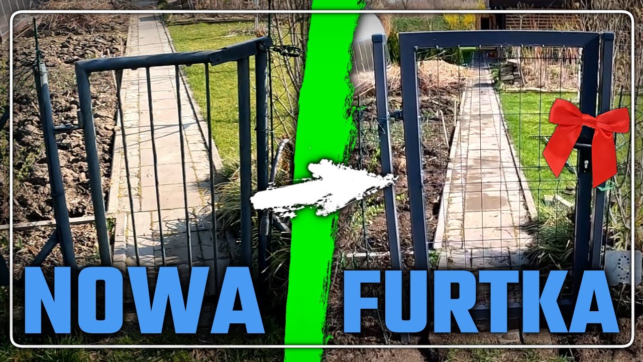 SPAWAM NOWE OGRODZENIE NA DZIAŁKĘ R.O.D - nowa furtka DIY krok po kroku