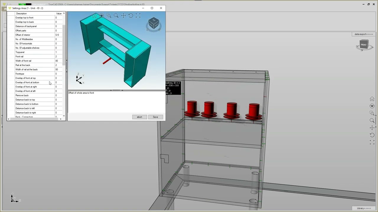 How to Achieve Solid Top and Bottom Back Panels with 100mm width in Your Cabinet Design