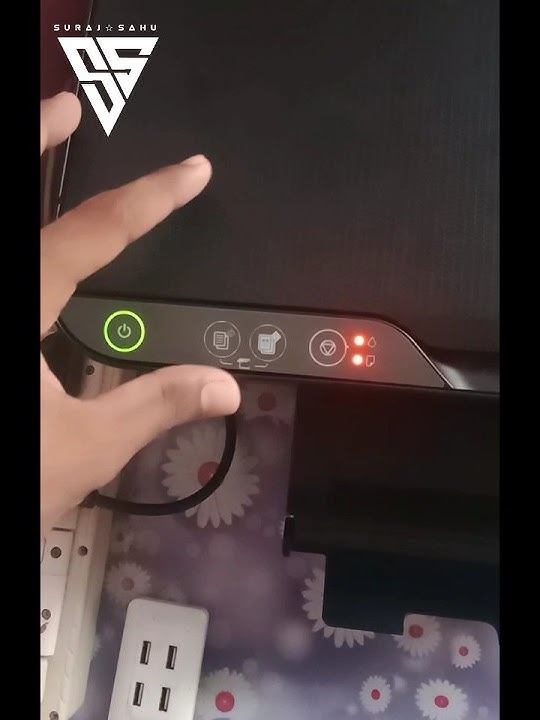 How To Fix  Epson L3210 Printer Red light Blinking | Reset #shorts #surajsahux