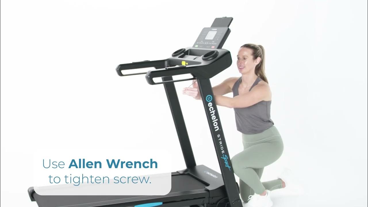 How to assemble the Echelon Stride10 Sport treadmill YouTube