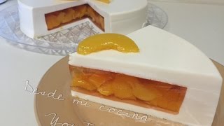 Tres Leches JELLO with Peaches - FROM MY KITCHEN by Lizzy