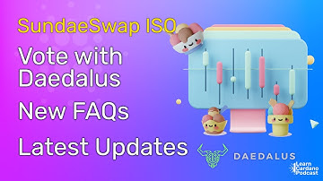 SundaeSwap ISO Voting Updates, FAQs & How to Vote with Daedalus