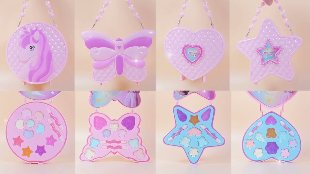 Unicorn, butterfly, love heart, star, handbag makeup box!