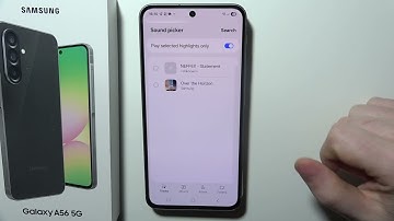 SAMSUNG Galaxy A56 5G: How to Set Song As Ringtone