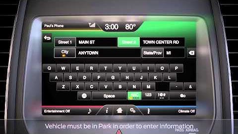 SYNC® with MyLincoln Touch™: Navigation/Setting Favorites and My Home │Lincoln How-to Video