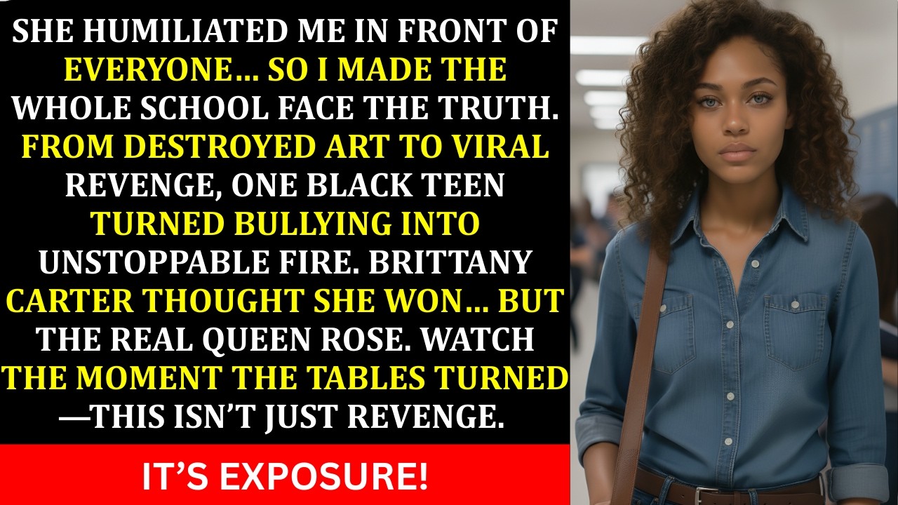 She Destroyed My Art in Front of the Whole School… So I Exposed the Truth!   