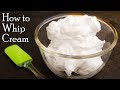 Whipped Cream Tutorial | Stiff Peak Whipped Cream | How to Whip Cream ~ The Terrace Kitchen