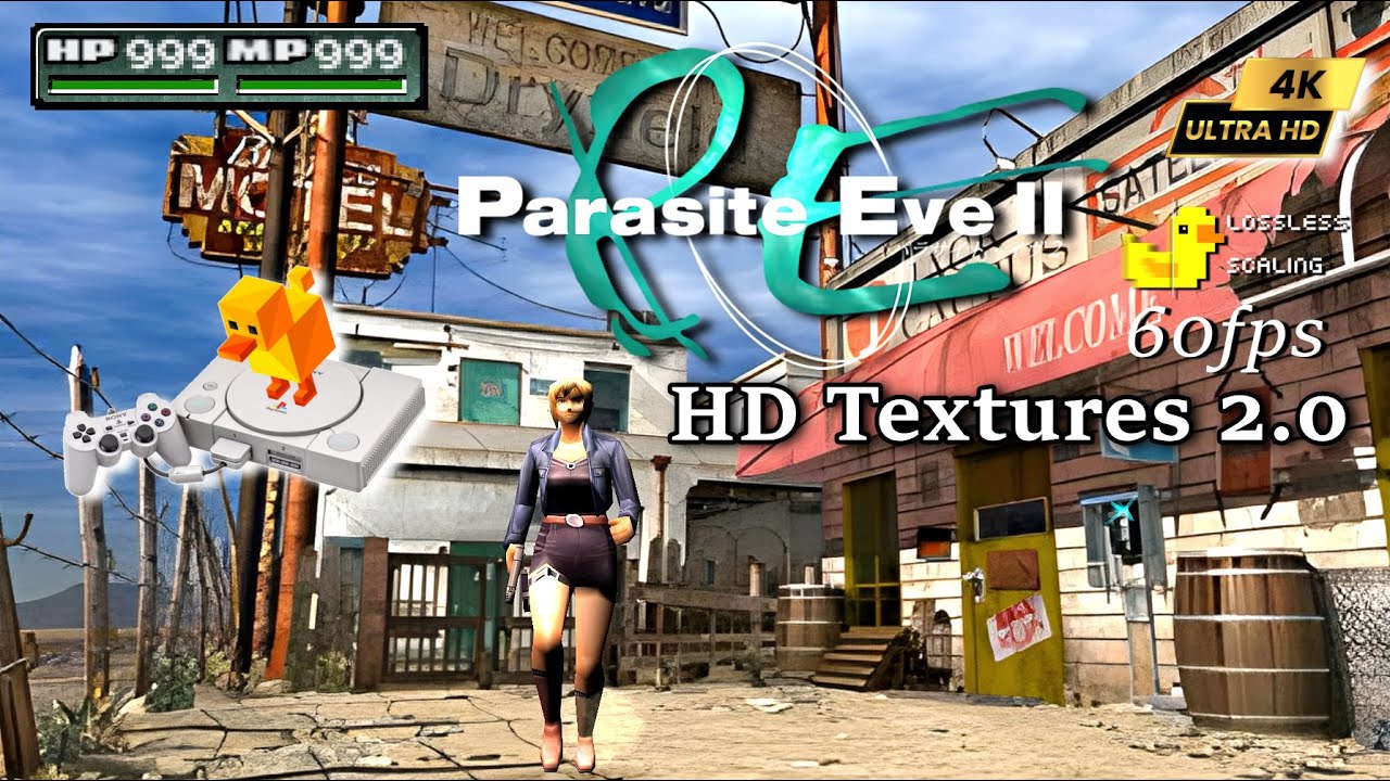 Parasite Eve II  ~DuckStation HD Textures 2.0 Playimax Edition 4K LS Frame Gen 60FPS  l  PS1 PC