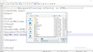 what is marquee in HTML | How to add marquee in HTML