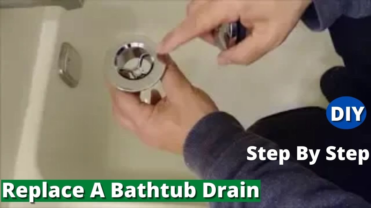 Bathtub Drain Grid or Strainer in Chrome