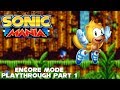 Sonic Mania Plus - Encore Mode Playthrough Part 1