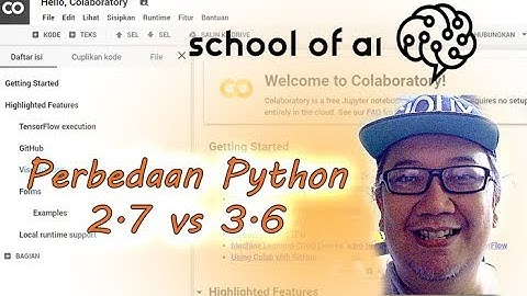 Perbedaan Python 2 dan Python 3  [Tutorial Pemrograman Python bahasa Indonesia untuk pemula]