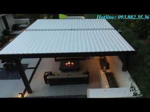 Video Mái chớp tự động thông minh - hiện đại - youtube