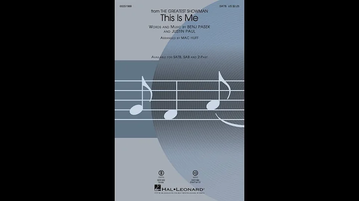 This Is Me (from The Greatest Showman) (SATB Choir...