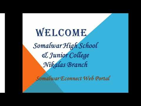 how to use web portal somalwar e-connect