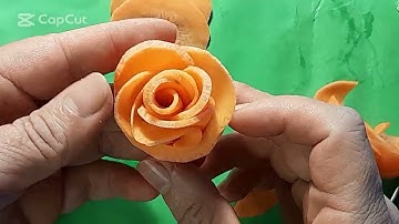 Cách làm hoa hồng cà rốt không cần tỉa @mebaohan.official