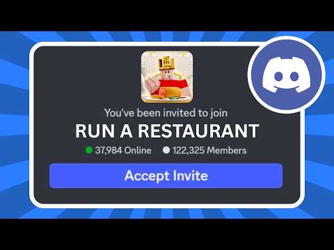How to Join Run A Restaurant Discord Server
