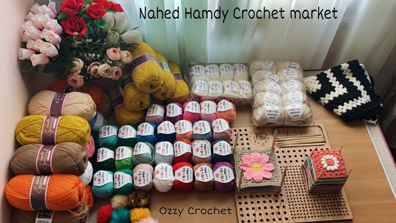 خيوطي من عظيمة ستور  #azema_store  #Ozzy_Crochet