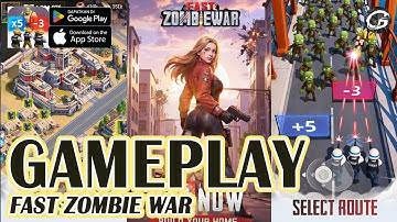 Fast Zombie War Gameplay - Mobile Game (Android)