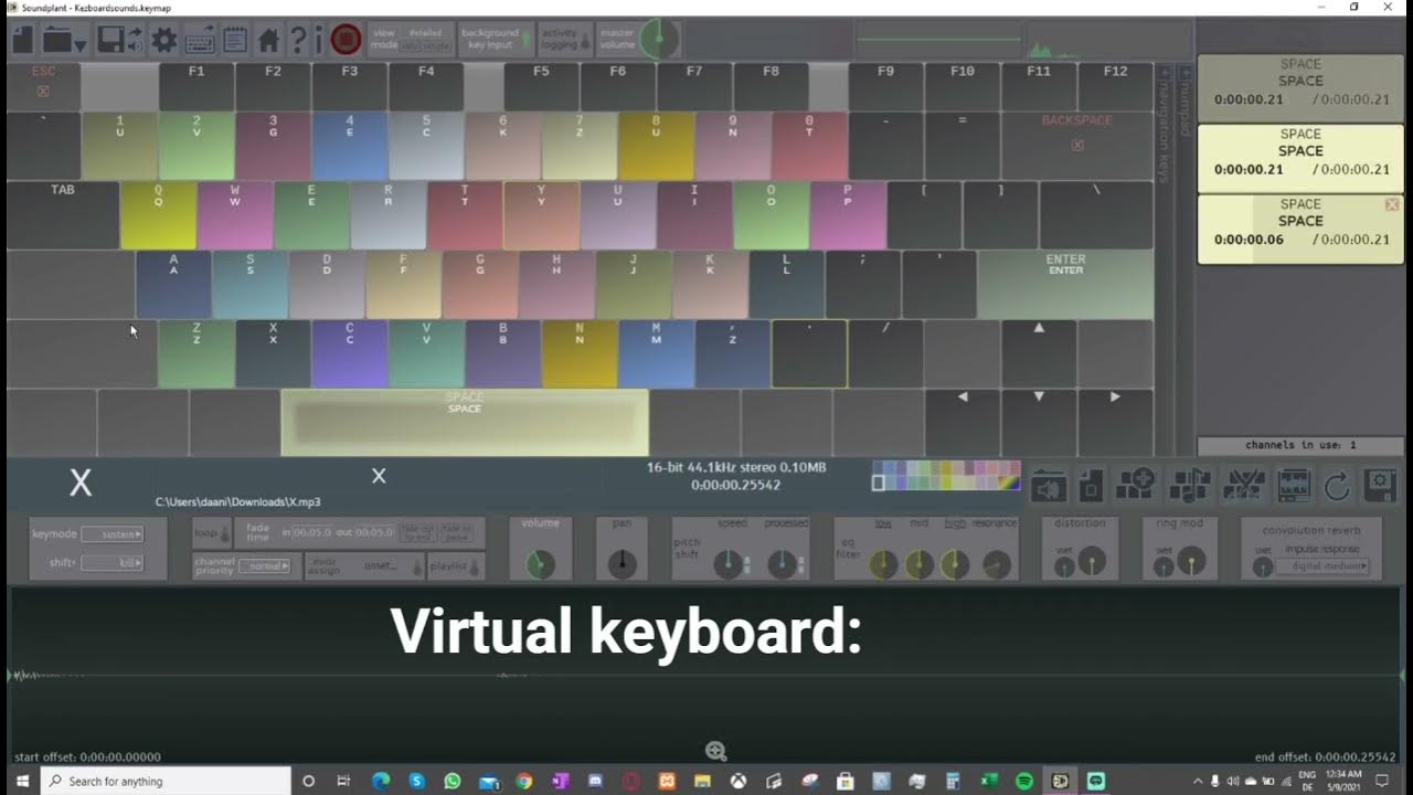 A free way to make your keyboard sound good Soundplant mp3 test of