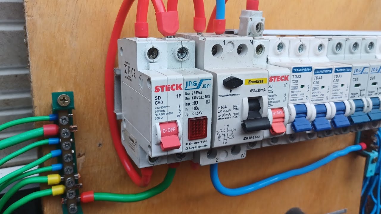 Quadro de distribuição monofasico 