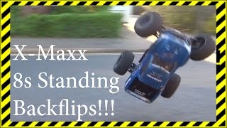 Traxxas X-Maxx Standing Backflips
