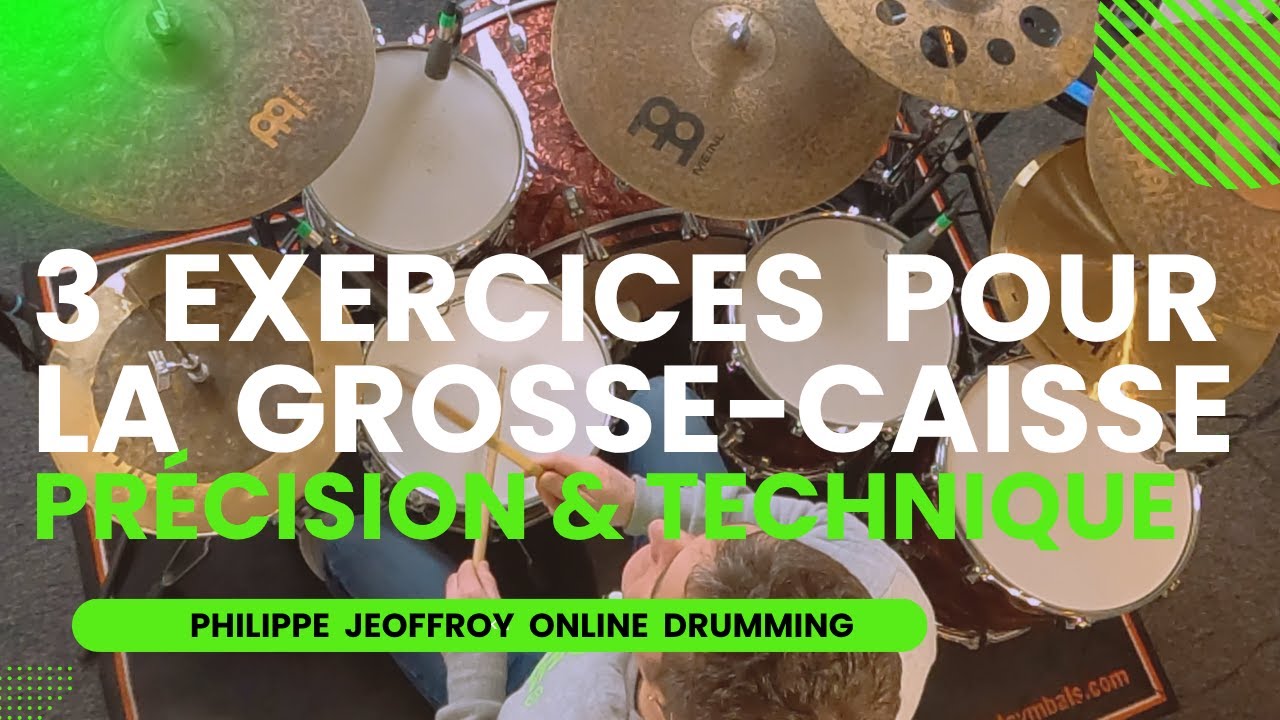 Développe ta Précision et ta Technique de la Grosse-Caisse avec ces 3 Exercices