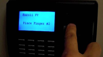 Fingerprint Time Clock Instructions