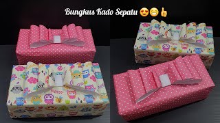 Cara Membungkus Kado | Bungkus Kado Kotak  Unik Kreatif | Cara Bungkus Kado Sepatu | Gift Wrapping