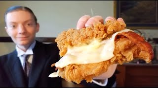 KFC's New Double Down Sandwich Review!