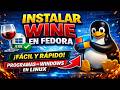 💥 Ejecuta Programas de Windows en Fedora con Wine (FÁCIL)