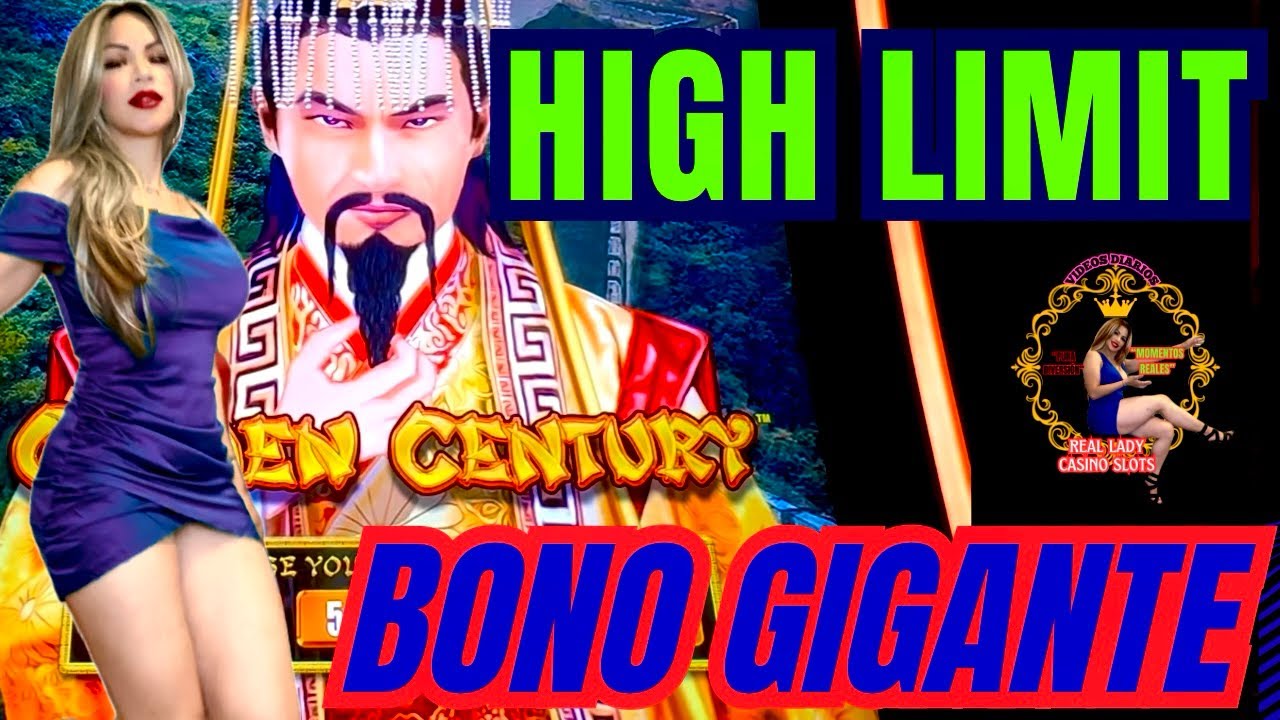 🔥 BONOS SIN PARAR EN GOLDEN CENTURY 🎰 | JUEGOS GRATIS + HIGH LIMIT | Real Lady Casino Slots