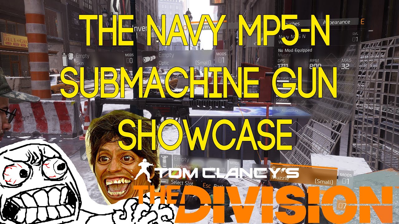 The Division Weapons - Navy MP5-N Submachine Gun Showcase