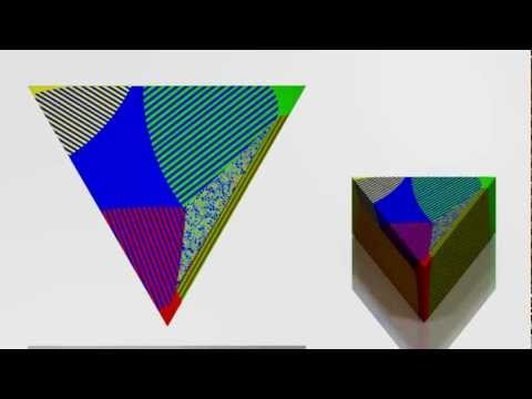 Ternary diagram - 3 eutectics
