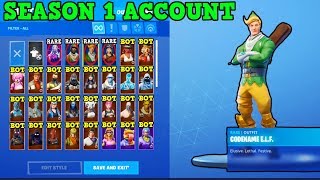 FAN GAVE ME SEASON 1 ACCOUNT... Here's What I Found! | (Renegade Raider & Codename ELF)