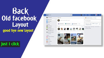 How To Switch Back To Classic Facebook Layout On Desktop 2020 (PC/MAC)